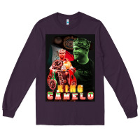 Plum canelo boxing Long Sleeve Tee - artisFamous