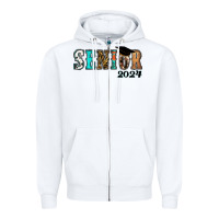 White western senior 2024 Zipper Hoodie - RanaPortraitStore