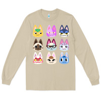 Mushroom animal crossing cute cats animal crossing new horizons Long Sleeve Tee - artisFamous