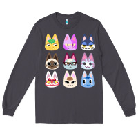 Smoke animal crossing cute cats animal crossing new horizons Long Sleeve Tee - artisFamous