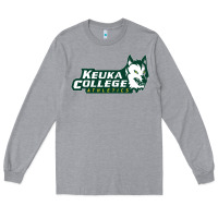 Heather Grey keuka college Long Sleeve Tee - artisFamous