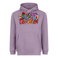 Lavender art teacher Heavyweight Hoodie - RanaPortraitStore