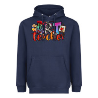 Navy art teacher Heavyweight Hoodie - RanaPortraitStore