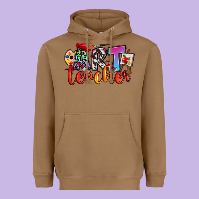 Art Teacher Heavyweight Hoodie Designed By Ranaportraitstore