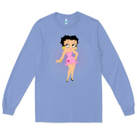 Colony Blue betty boop Long Sleeve Tee - artisFamous