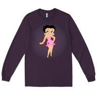 Plum betty boop Long Sleeve Tee - artisFamous