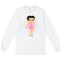 White betty boop Long Sleeve Tee - artisFamous