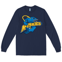 Navy lakeland university muskies Long Sleeve Tee - artisFamous