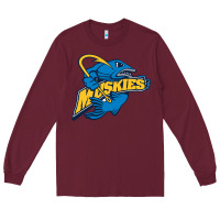 Burgundy lakeland university muskies Long Sleeve Tee - artisFamous