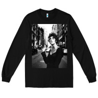 Black linda evangelista fashion model Long Sleeve Tee - artisFamous