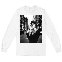 White linda evangelista fashion model Long Sleeve Tee - artisFamous