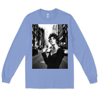 Colony Blue linda evangelista fashion model Long Sleeve Tee - artisFamous