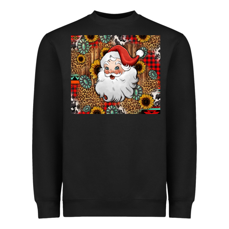 Western Santa Claus Heavyweight Sweatshirt by Jasminsmagicworld | Teevron
