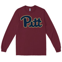Burgundy university of pittsburgh Long Sleeve Tee - artisFamous