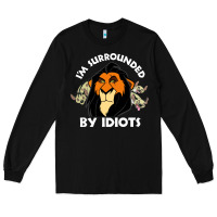 Black surrounded by idiots book Long Sleeve Tee - artisFamous