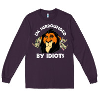 Plum surrounded by idiots book Long Sleeve Tee - artisFamous