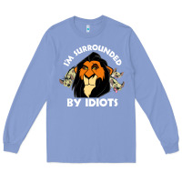 Colony Blue surrounded by idiots book Long Sleeve Tee - artisFamous