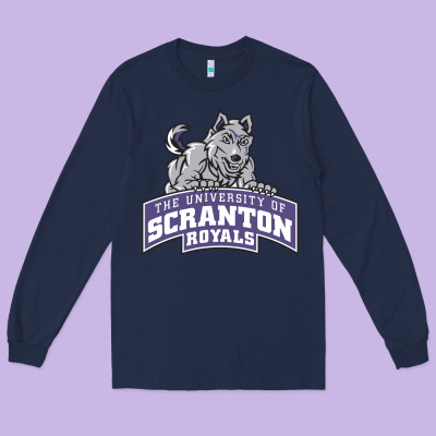 University Of Scranton Long Sleeve Tee Designed By Artisfamous
