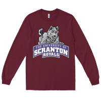 Burgundy university of scranton Long Sleeve Tee - artisFamous