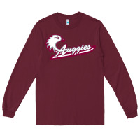 Burgundy augsburg university Long Sleeve Tee - artisFamous