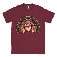Burgundy melanin rainbow Classic Tee - OliviaCreatesArt