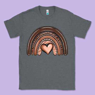 Melanin Rainbow Classic Tee Designed By Oliviacreatesart