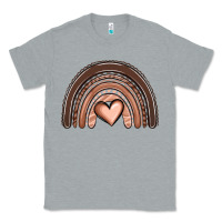 Heather Grey melanin rainbow Classic Tee - OliviaCreatesArt