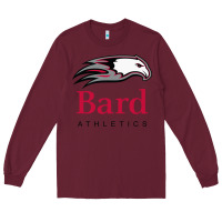Burgundy bard college athletics Long Sleeve Tee - artisFamous