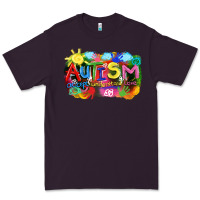 Plum Autism accept understand love Premium Tee - FaDigitalArtStudio