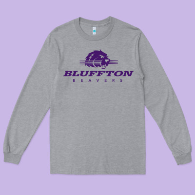 Bluffton University Long Sleeve Tee Designed By Artisfamous