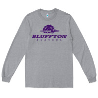 Heather Grey bluffton university Long Sleeve Tee - artisFamous