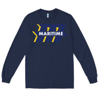 Navy massachusetts maritime academy Long Sleeve Tee - artisFamous