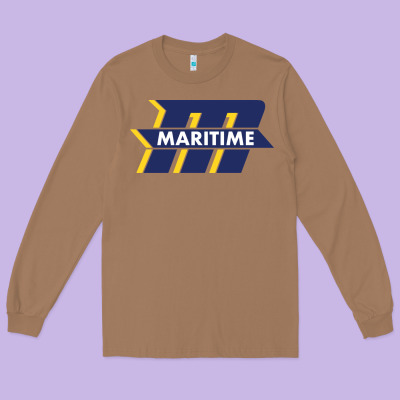 Massachusetts Maritime Academy Long Sleeve Tee Designed By Artisfamous