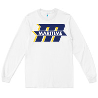 White massachusetts maritime academy Long Sleeve Tee - artisFamous