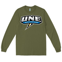 Army Green new england university Long Sleeve Tee - artisFamous