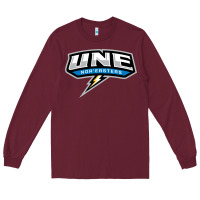Burgundy new england university Long Sleeve Tee - artisFamous