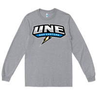 Heather Grey new england university Long Sleeve Tee - artisFamous