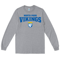 Heather Grey north park university Long Sleeve Tee - artisFamous