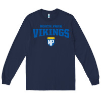 Navy north park university Long Sleeve Tee - artisFamous