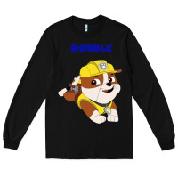 Black rubble Long Sleeve Tee - artisFamous