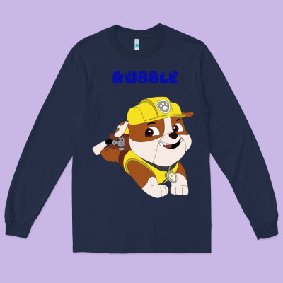 Rubble Long Sleeve Tee Designed By Artisfamous