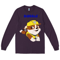 Plum rubble Long Sleeve Tee - artisFamous