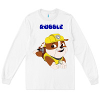 White rubble Long Sleeve Tee - artisFamous