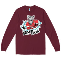 Burgundy albany river rats Long Sleeve Tee - artisFamous