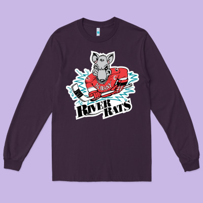 Albany River Rats Long Sleeve Tee Designed By Artisfamous
