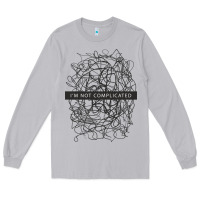 Moon Dust ı'm not complicated Long Sleeve Tee - artisFamous