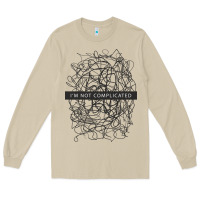Mushroom ı'm not complicated Long Sleeve Tee - artisFamous