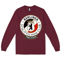 Burgundy bsc preussen Long Sleeve Tee - artisFamous