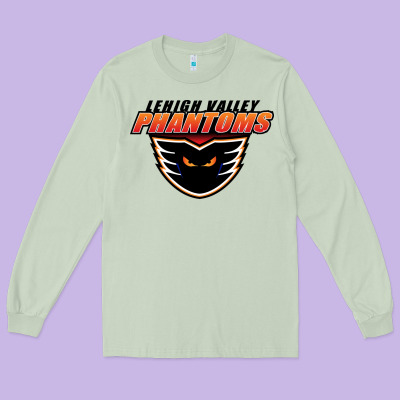 Lehigh Valley Phantoms Long Sleeve Tee Designed By Artisfamous