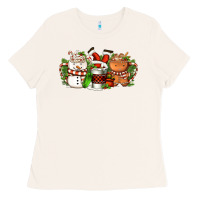 Bone Christmas coffee cups Ladies Tee - FaDigitalArtStudio